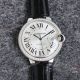 Swiss 2824 Cartier Ballon Bleu Watches Rose Gold Silver Dial Single Diamond-set (3)_th.jpg